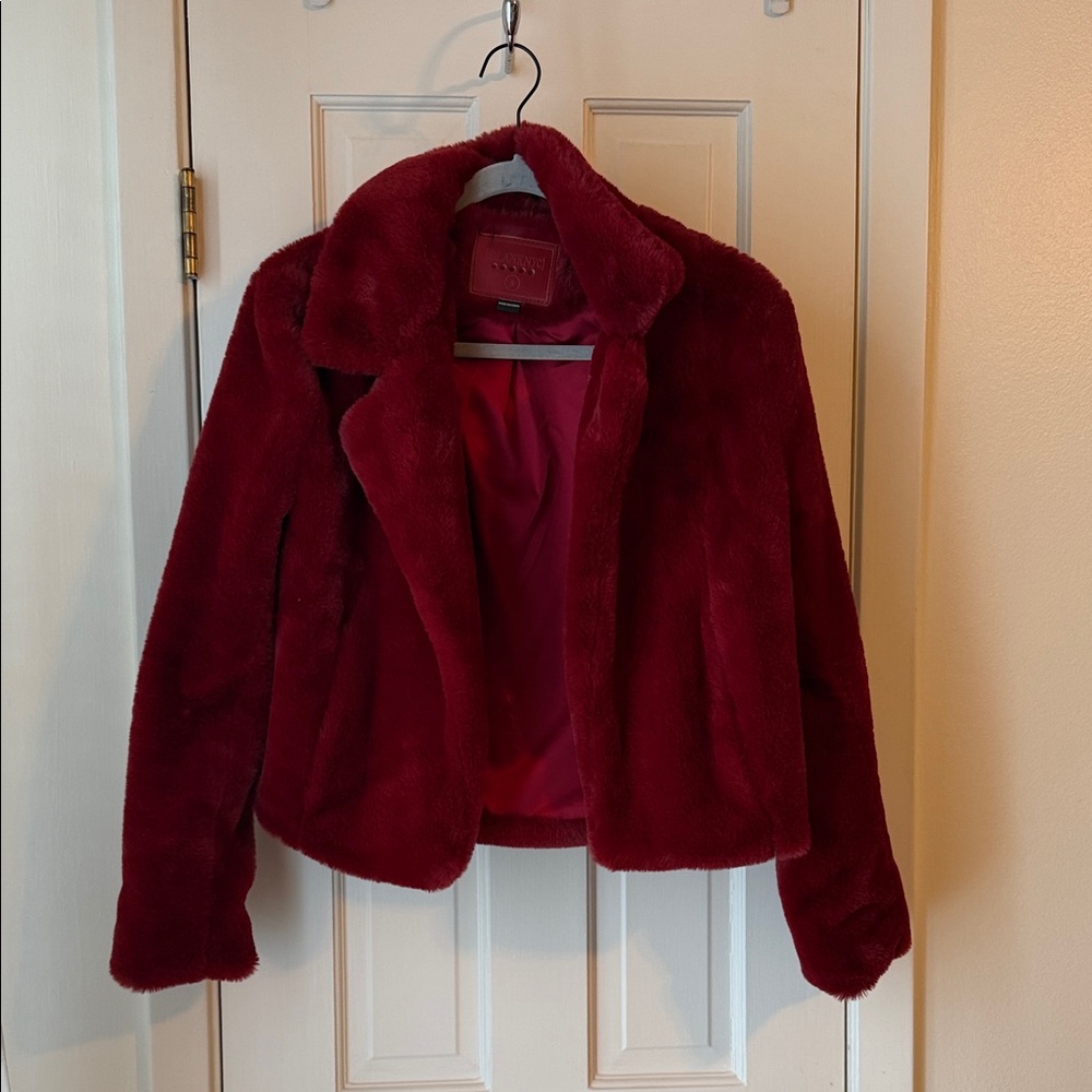 BLANKNYC beautiful red fur